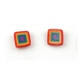 Fimo Earrings Small Square